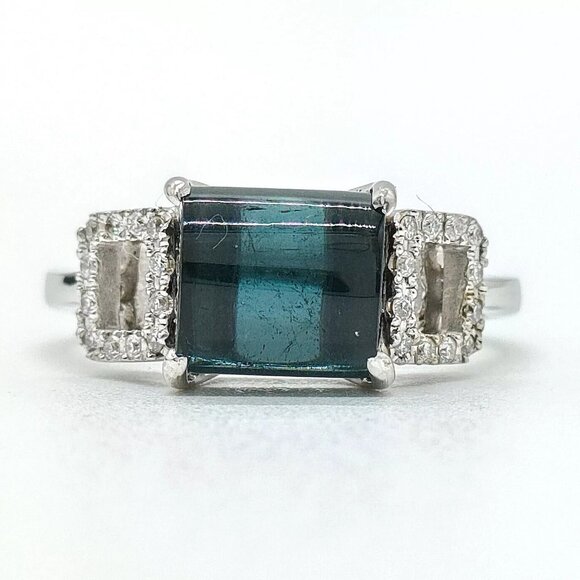 Jewelry Ring Tourmaline 2.467ct White Gold 442621